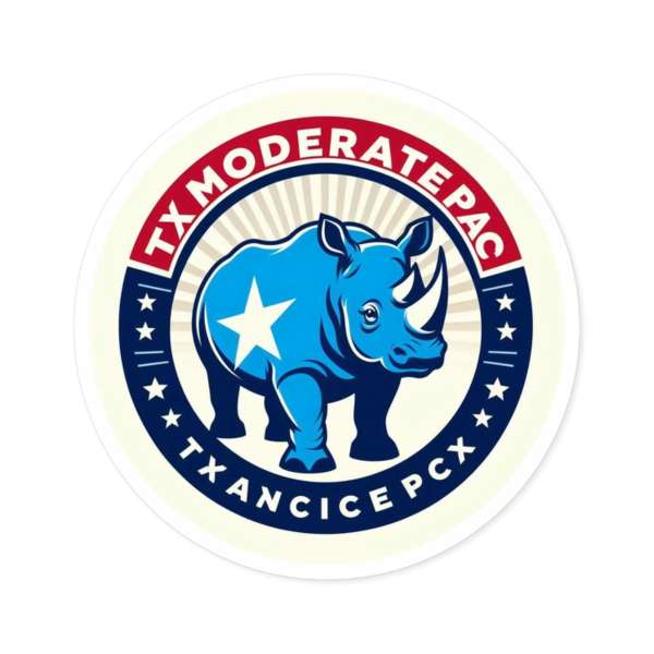 TX MODERATE PAC Sticker - Image 2