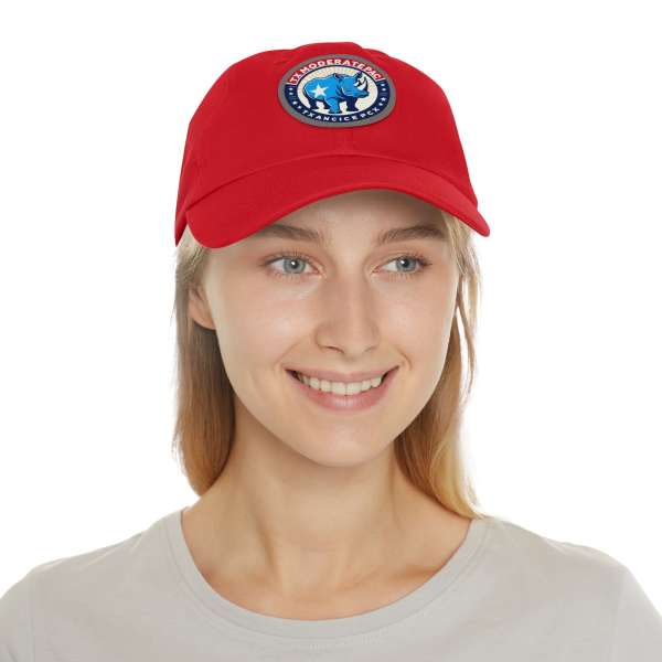 Dad Hat with Leather Patch, Multiple Colors - Image 16