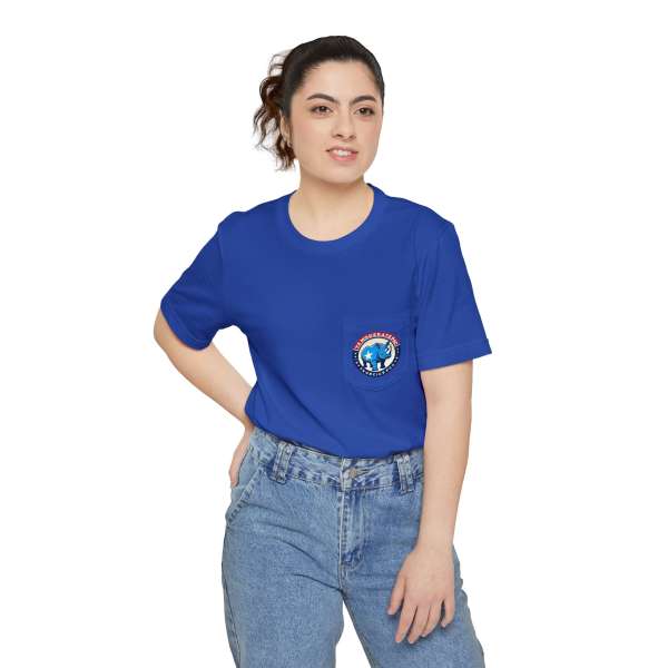 Unisex Pocket T-Shirt, Multiple Colors - Image 16