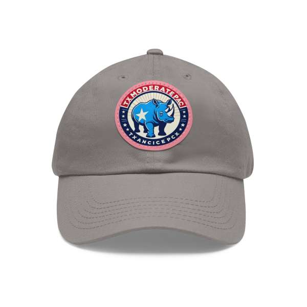 Dad Hat with Leather Patch, Multiple Colors - Image 49