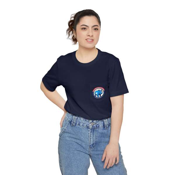 Unisex Pocket T-Shirt, Multiple Colors - Image 24