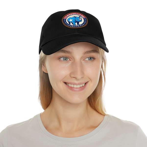 Dad Hat with Leather Patch, Multiple Colors - Image 26