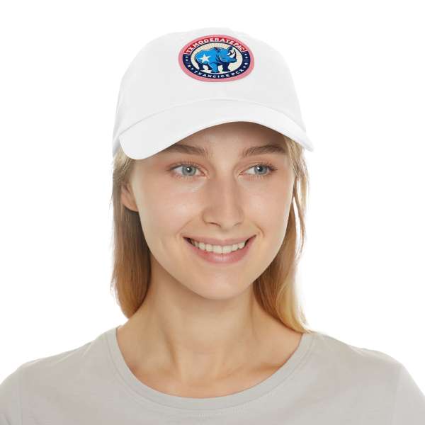 Dad Hat with Leather Patch, Multiple Colors - Image 12