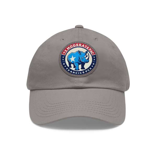 Dad Hat with Leather Patch, Multiple Colors - Image 45
