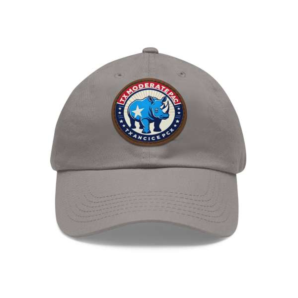 Dad Hat with Leather Patch, Multiple Colors - Image 47