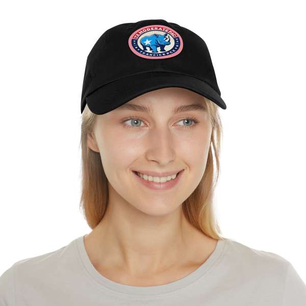 Dad Hat with Leather Patch, Multiple Colors - Image 28