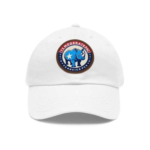 Dad Hat with Leather Patch, Multiple Colors - Image 9