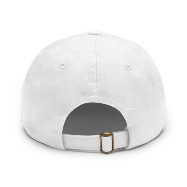Dad Hat with Leather Patch, Multiple Colors - Image 5