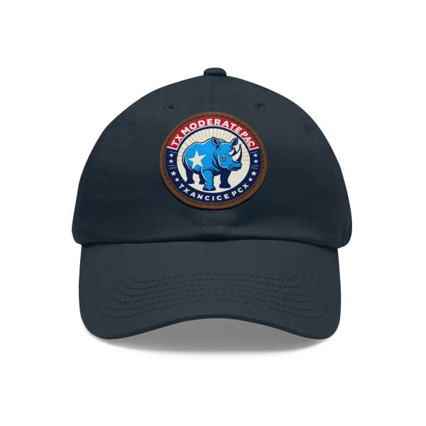 Dad Hat with Leather Patch, Multiple Colors