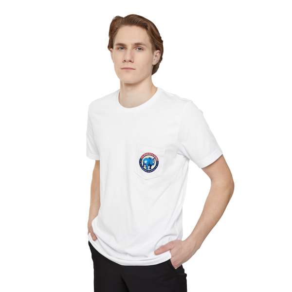 Unisex Pocket T-Shirt, Multiple Colors - Image 4