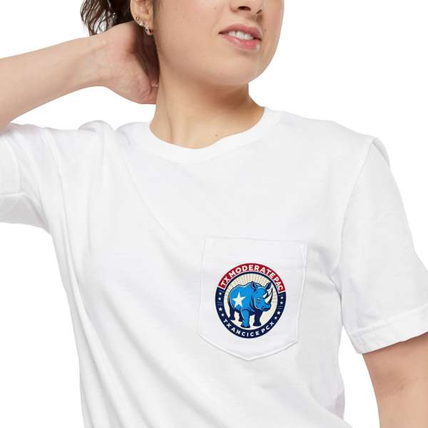 Unisex Pocket T-Shirt, Multiple Colors - Image 2